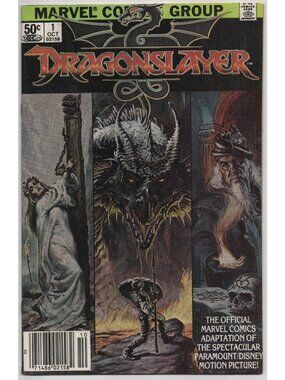 Dragonslayer 1 Marvel Comics 1981 VG- 3.5 Movie Adaptation Newsstand